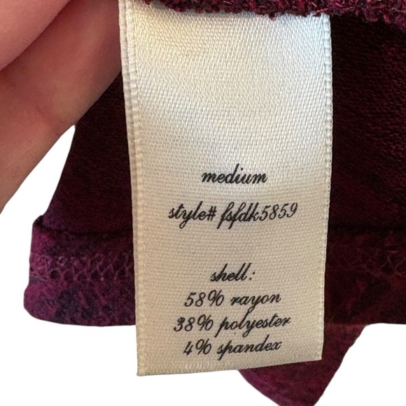 Miami Faux Wrap Dress Francesca’s Women’s Size Medium Red - Picture 5 of 5